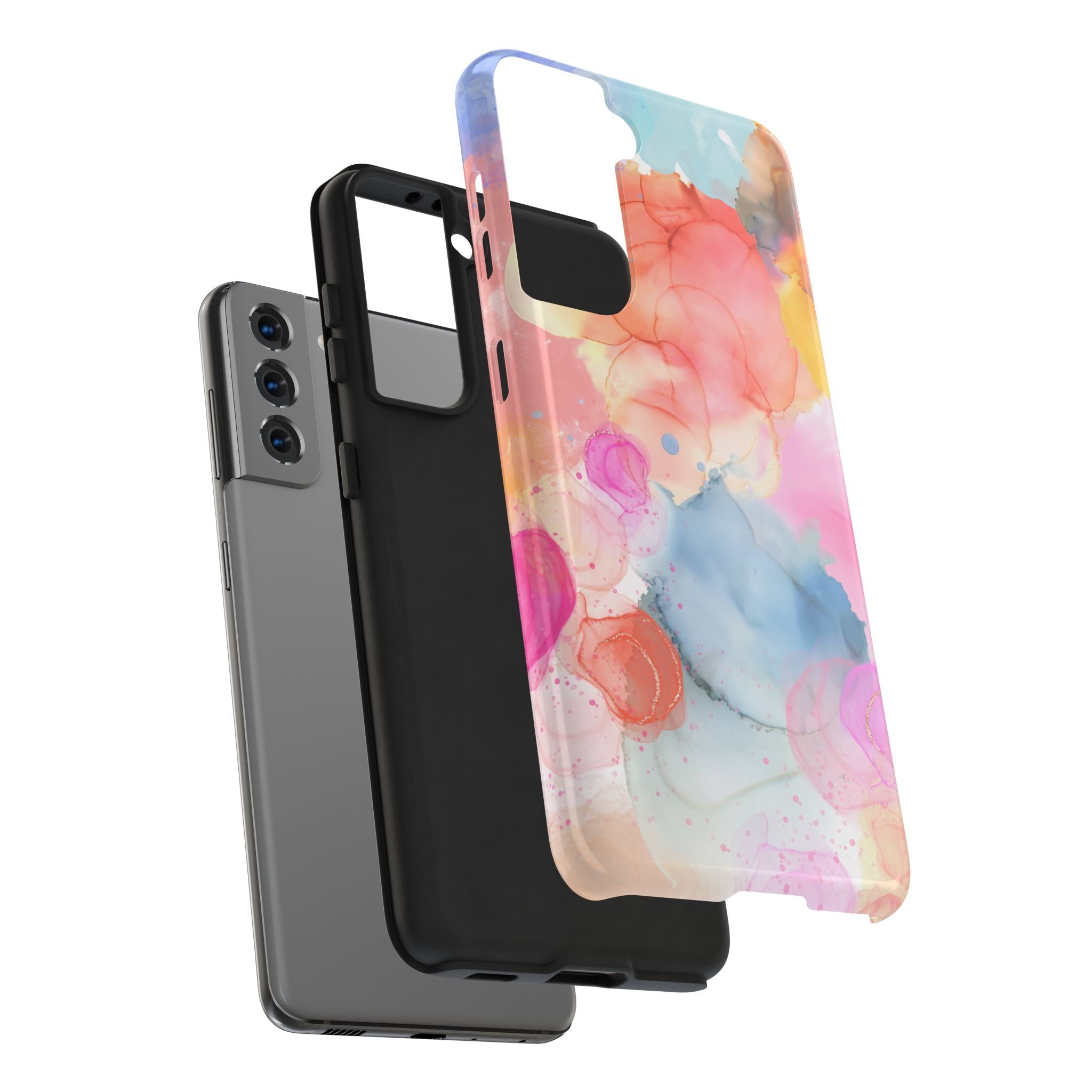 Tough Phone Case – Watercolor Bloom Protective Case