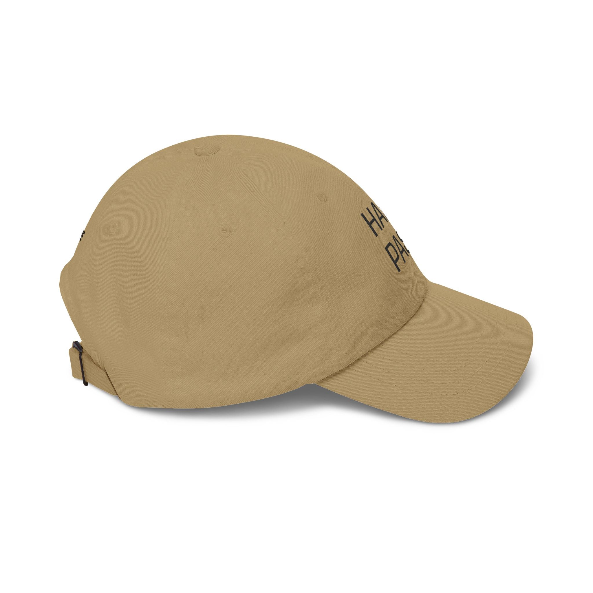 Dad Cap — "HARD PASS" Embroidered Baseball Hat ("NOPE" Back)