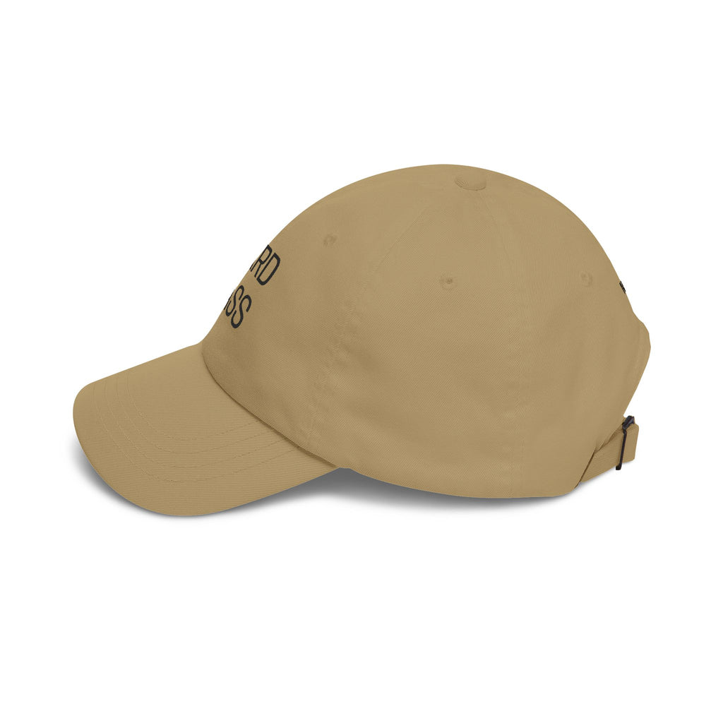 Dad Cap — "HARD PASS" Embroidered Baseball Hat ("NOPE" Back)