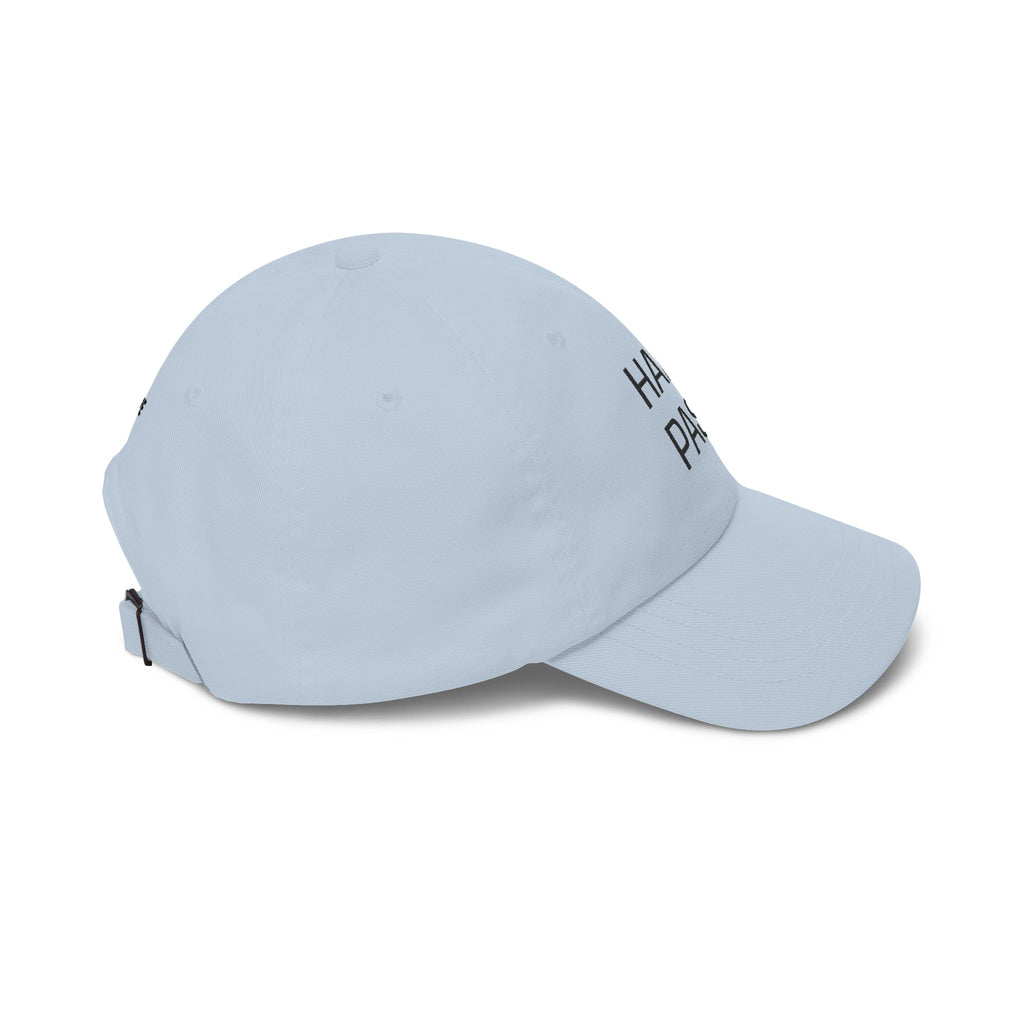 Dad Cap — "HARD PASS" Embroidered Baseball Hat ("NOPE" Back)