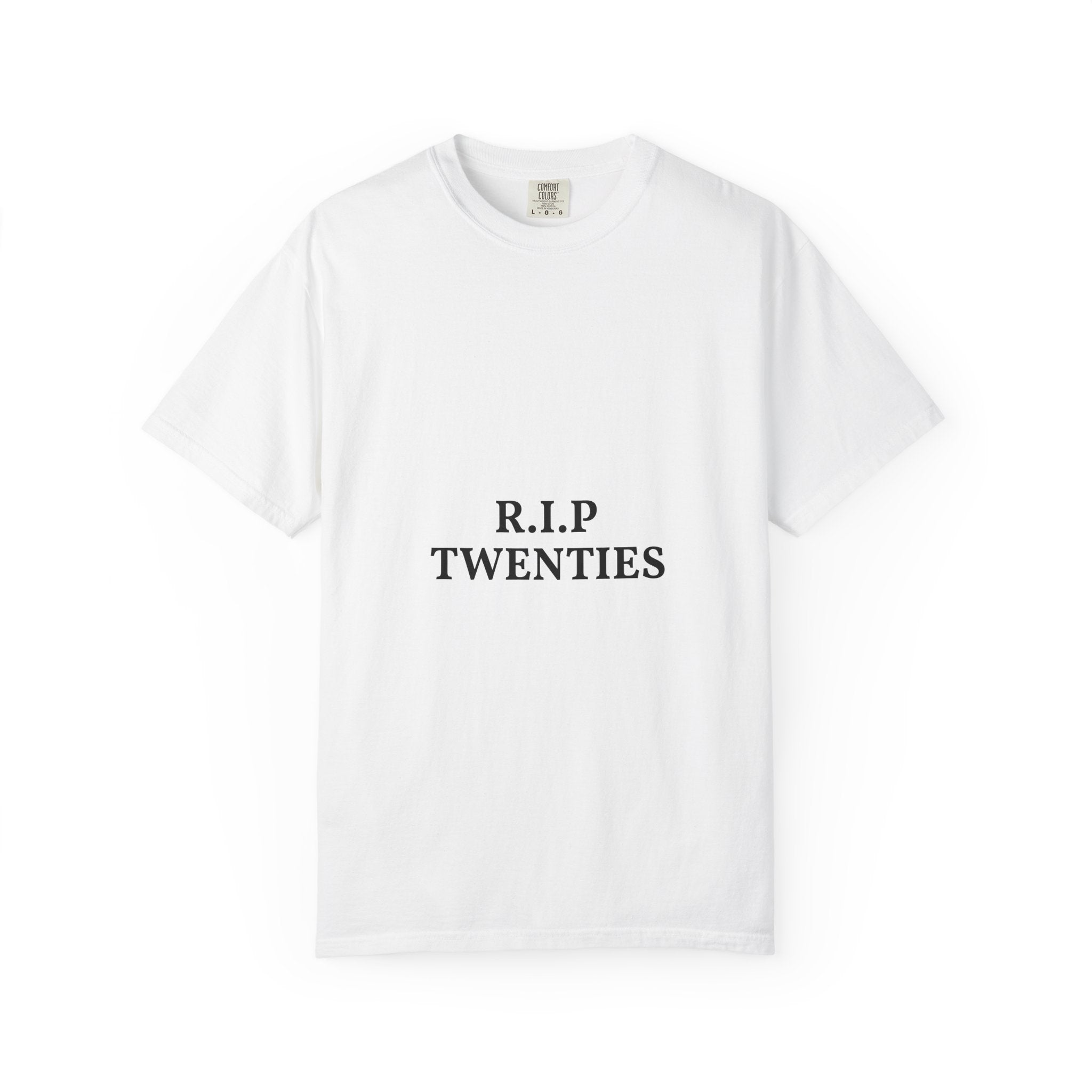 R.I.P. Twenties Tee — Funny 20s Milestone T-Shirt