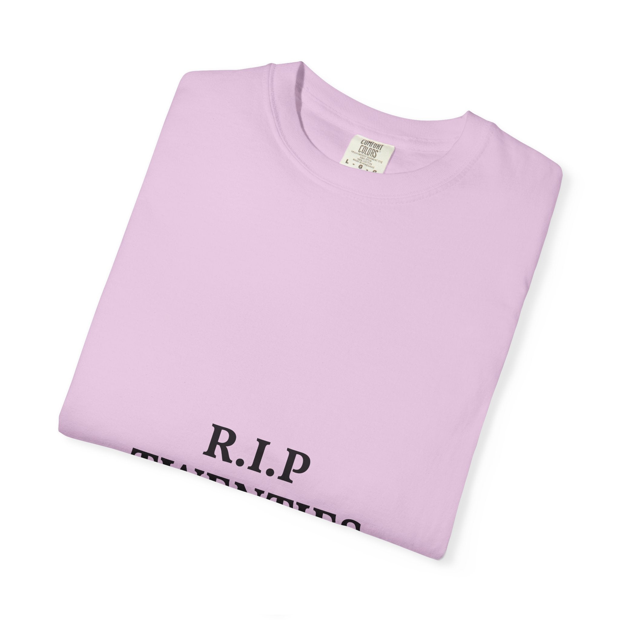 R.I.P. Twenties Tee — Funny 20s Milestone T-Shirt