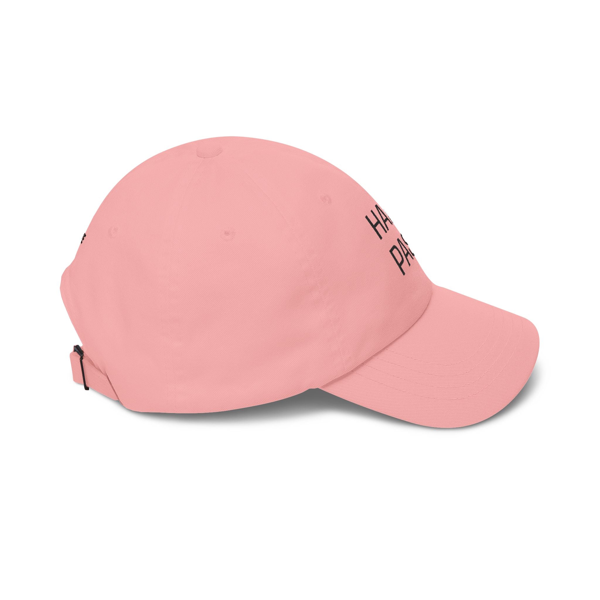 Dad Cap — "HARD PASS" Embroidered Baseball Hat ("NOPE" Back)
