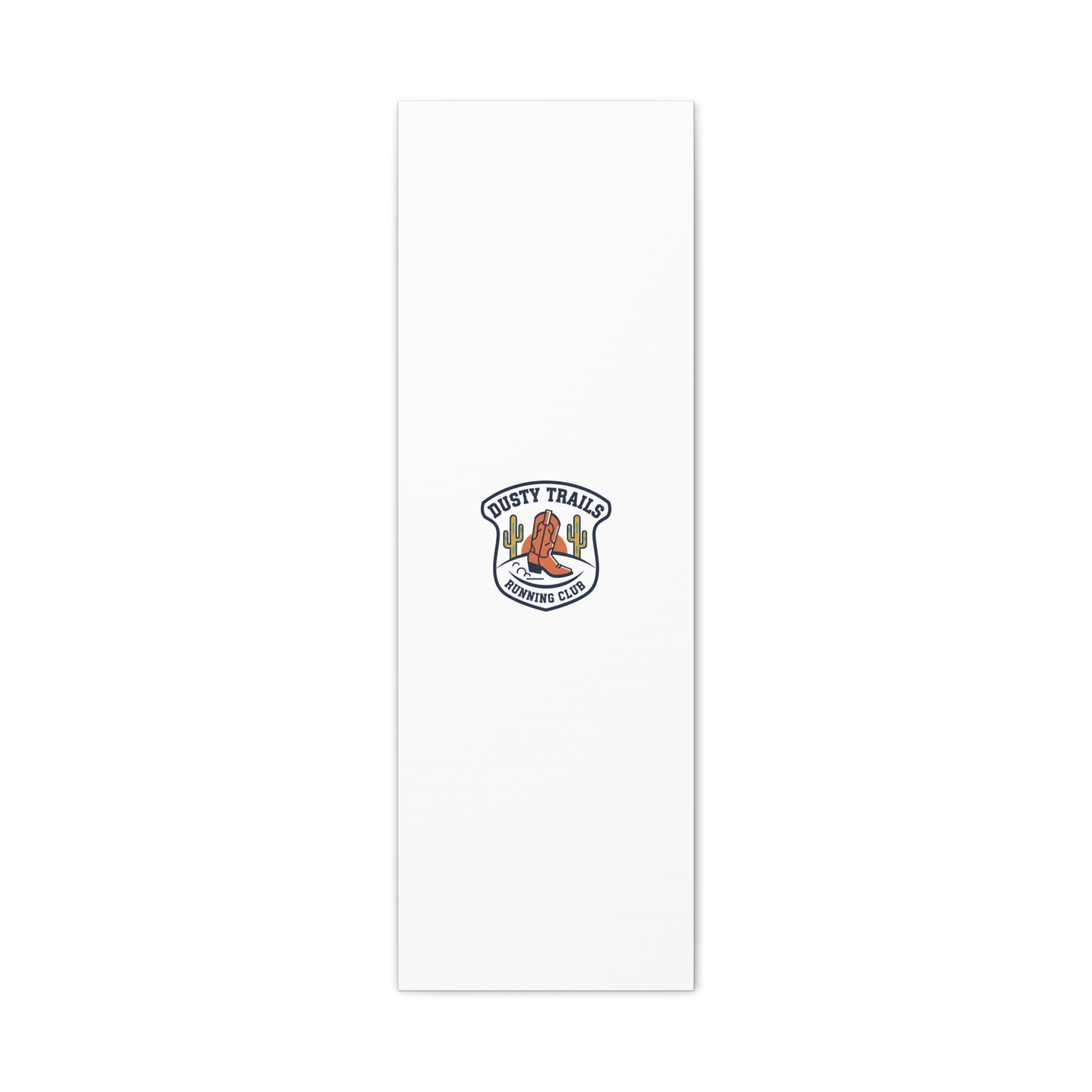 Dusty Trails Running Club Canvas | Western Badge Typography, Rustic Emblem