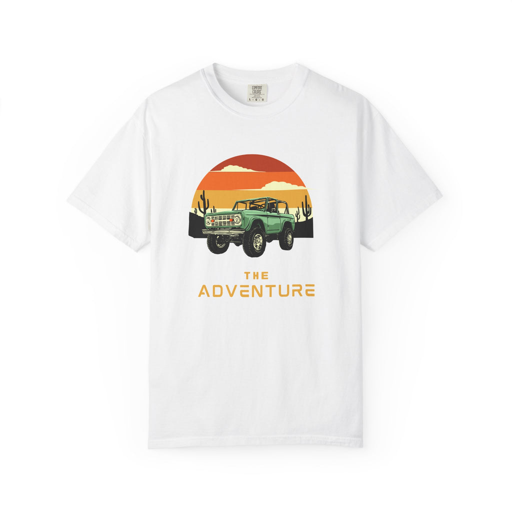 Adventure Retro Truck T-Shirt — "The Adventure" Vintage Sunset Tee