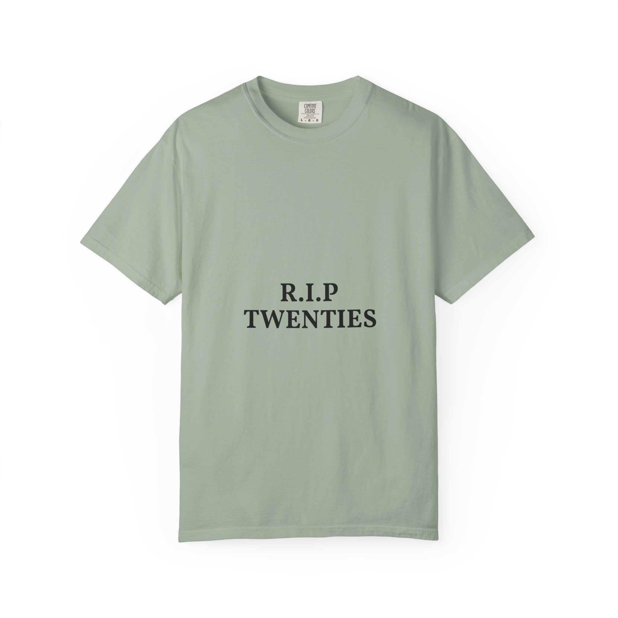 R.I.P. Twenties Tee — Funny 20s Milestone T-Shirt
