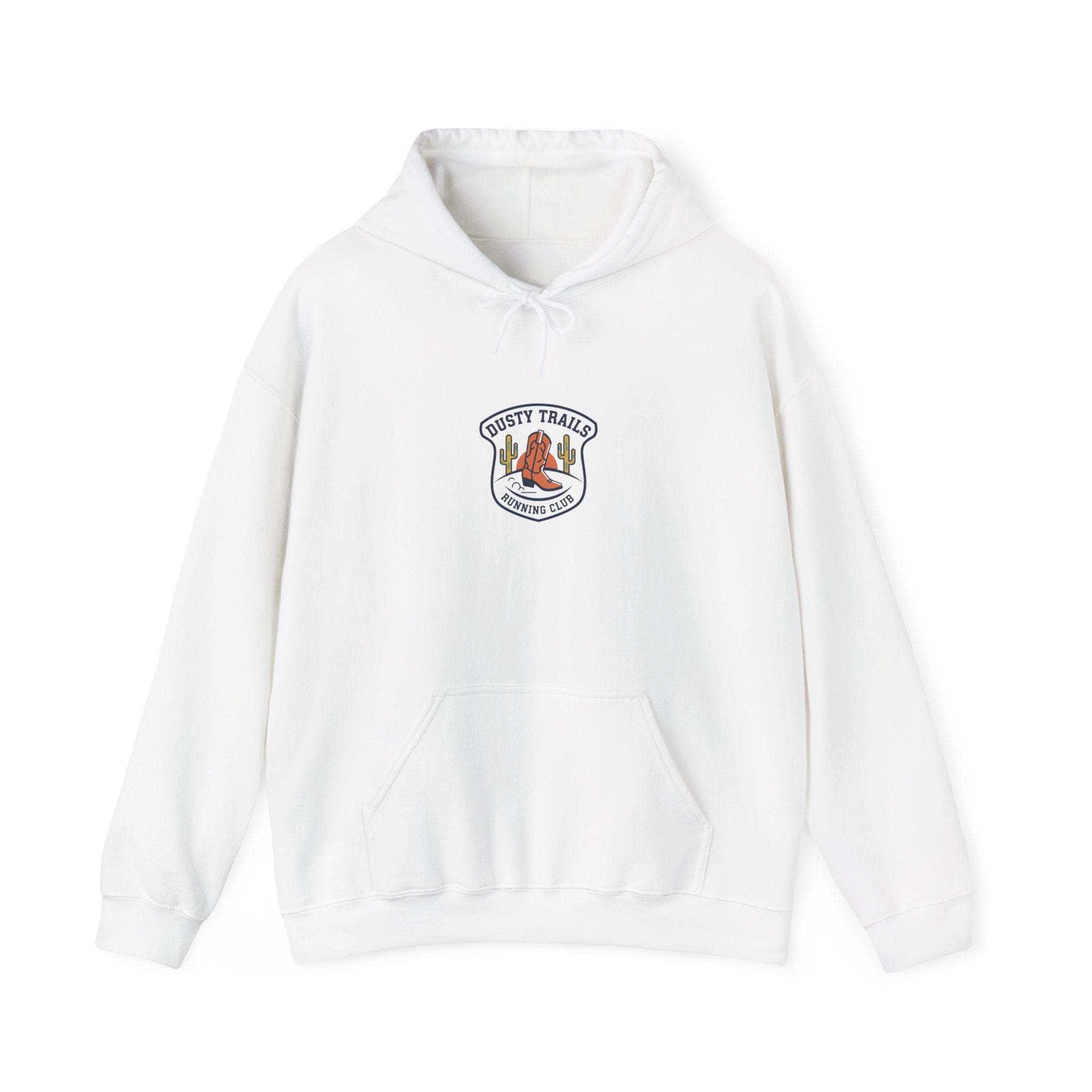 Rustic Trail Club Hoodie | Western Badge Typography, Cowboy Club Logo