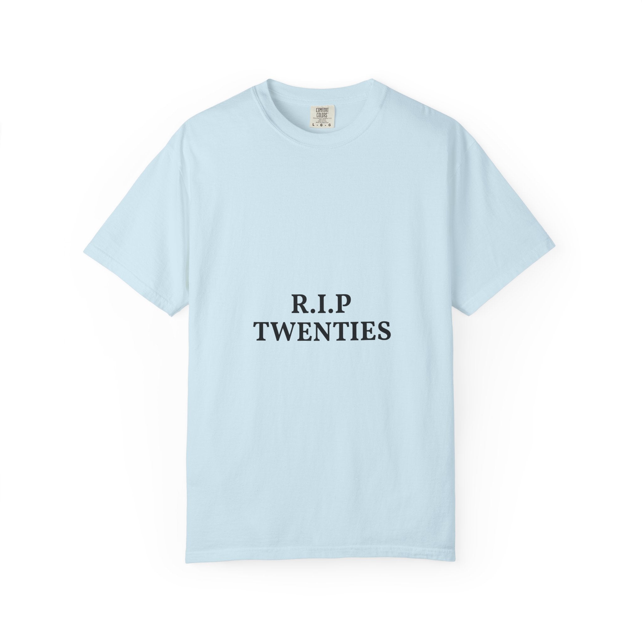 R.I.P. Twenties Tee — Funny 20s Milestone T-Shirt