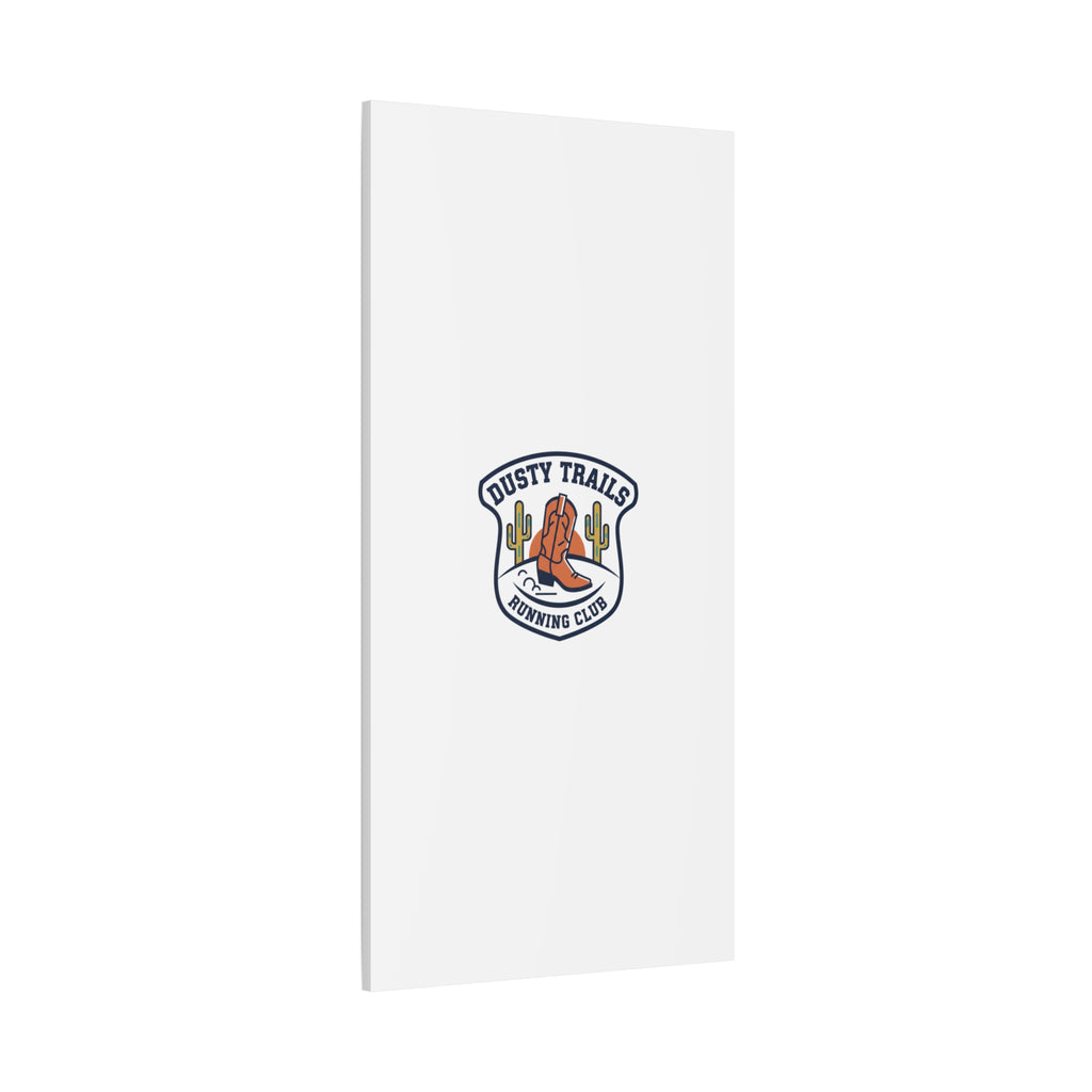 Dusty Trails Running Club Canvas | Western Badge Typography, Rustic Emblem