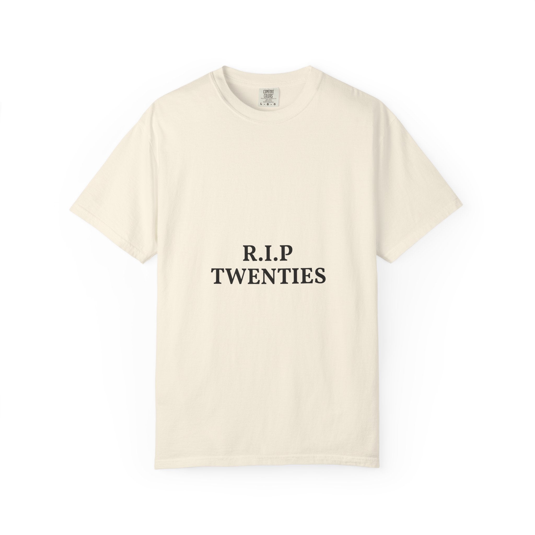 R.I.P. Twenties Tee — Funny 20s Milestone T-Shirt