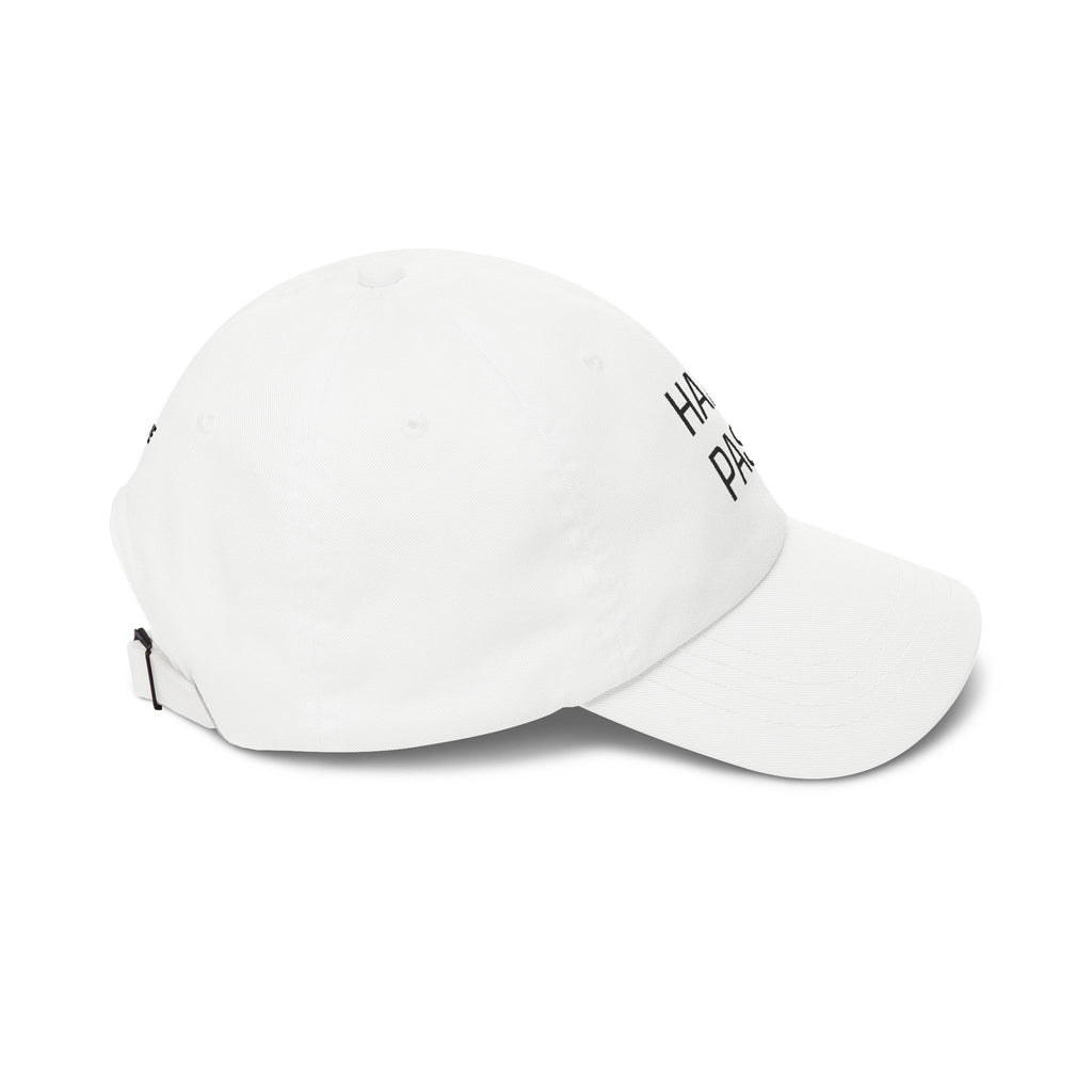 Dad Cap — "HARD PASS" Embroidered Baseball Hat ("NOPE" Back)