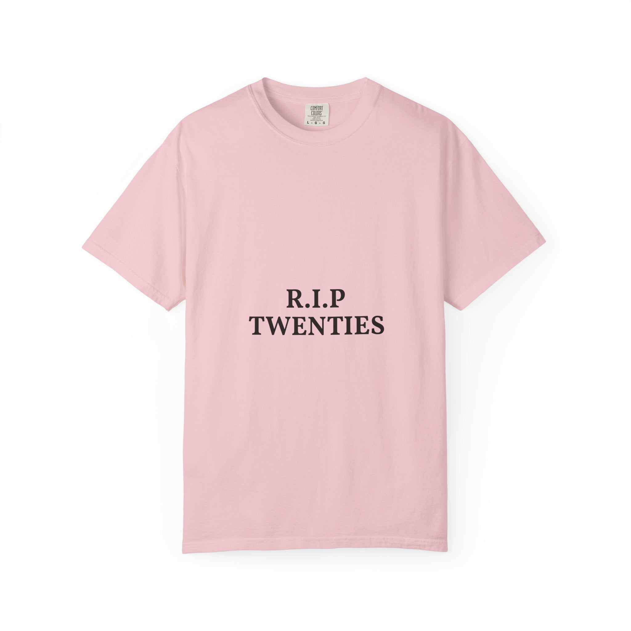 R.I.P. Twenties Tee — Funny 20s Milestone T-Shirt