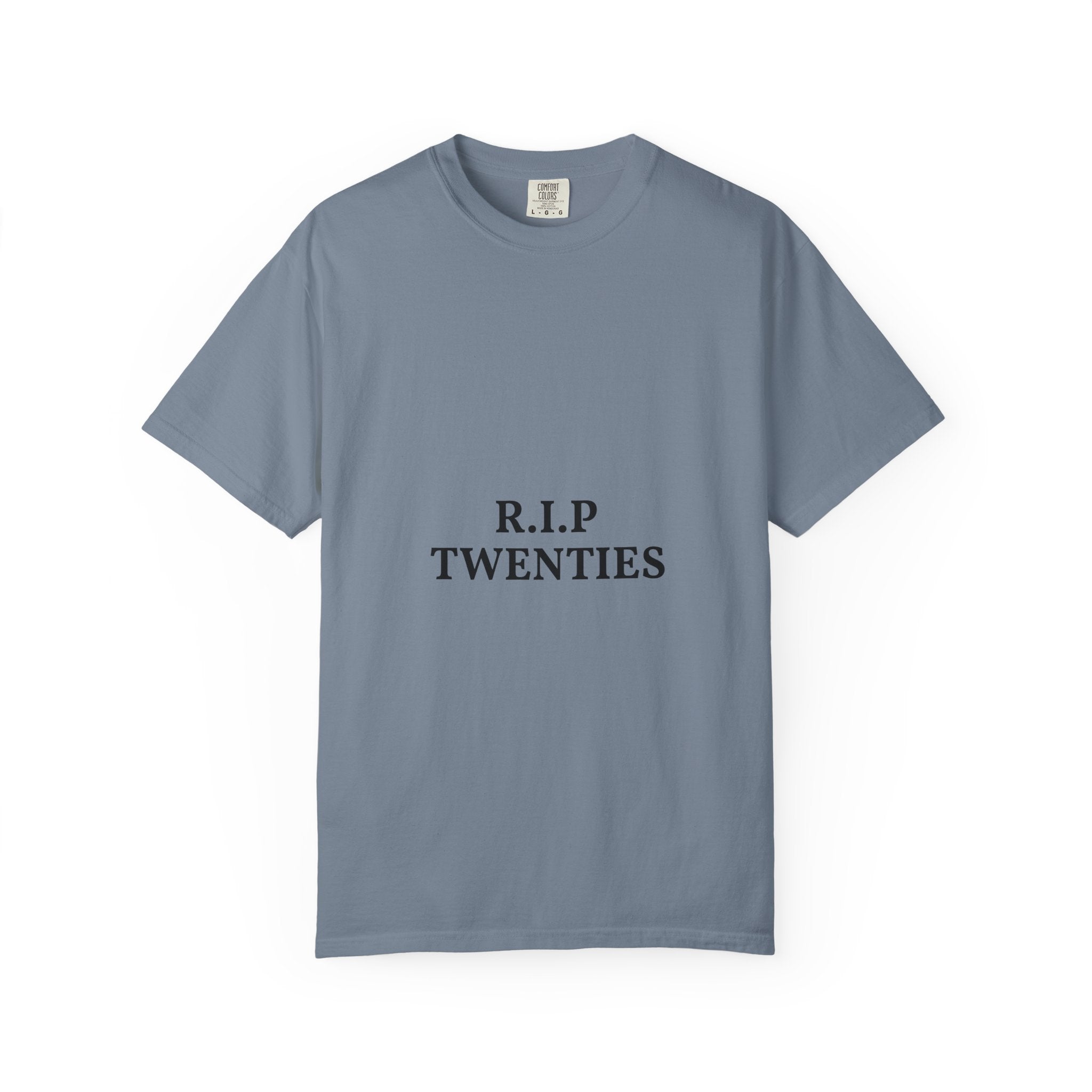 R.I.P. Twenties Tee — Funny 20s Milestone T-Shirt