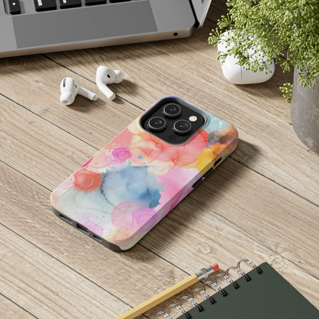 Tough Phone Case – Watercolor Bloom Protective Case